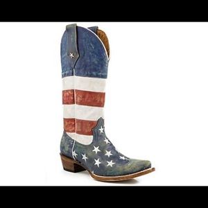American Flag Cowboy Boots